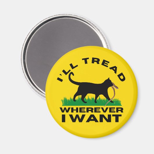 Ik ga waar ik wil magneet (Voorkant / Achterkant)