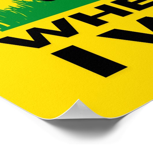 Ik ga waar ik wil poster (Hoek)