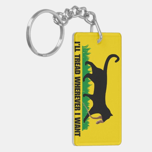 Ik ga waar ik wil sleutelhanger (Voorkant Links)