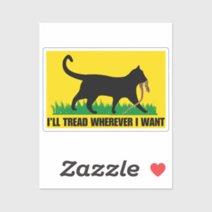 Ik ga waar ik wil sticker