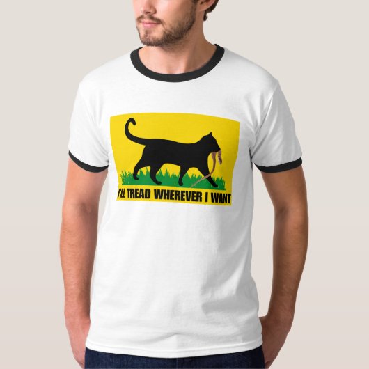 Ik ga waar ik wil t-shirt (Voorkant)