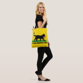 Ik ga waar ik wil tote bag (Op model)