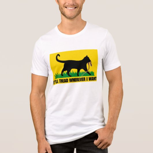 Ik ga waar ik wil Tri-Blend shirt (Voorkant)