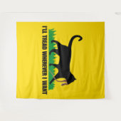 Ik ga waar ik wil wandkleed (Voorkant (horizontaal))