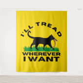 Ik ga waar ik wil wandkleed (Voorkant)