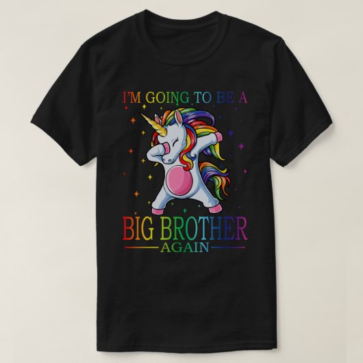 Ik ga weer een grote BROER worden. T-shirt (Design voorkant)