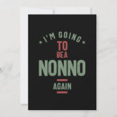 Ik ga weer een nonno worden. | Grootvader Kaart (Voorkant)