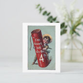 Ik ga weg op het vierde nummer 1 briefkaart (Staand voorkant)