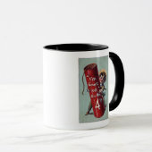 Ik ga weg op het vierde nummer 1 mok (Voorkant rechts)