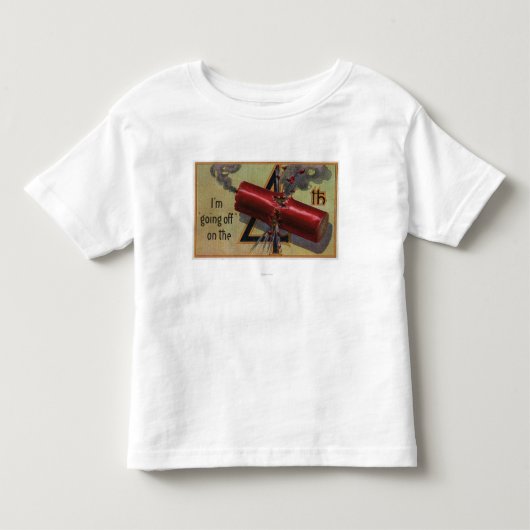 Ik ga weg op het vierde nummer 2 kinder shirts (Voorkant)