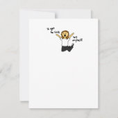 Ik ga zelf leven - Uitnodigingen (Voorkant)