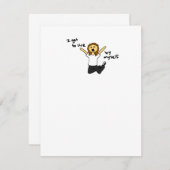 Ik ga zelf leven - Uitnodigingen (Voorkant / Achterkant)