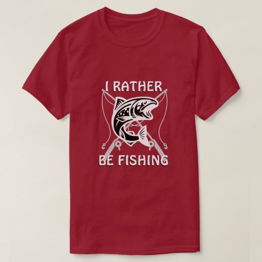 IK GAA LIEVER VISSEN T-SHIRT (Design voorkant)