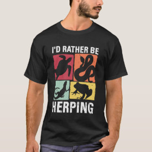 IK GAAF DE VOORKEUR AAN HERPETEN Herpetologie T-shirt