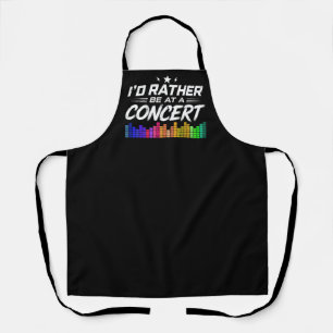 Ik Gaan Liever Naar Een Concert - Grappige Muziekf Schort