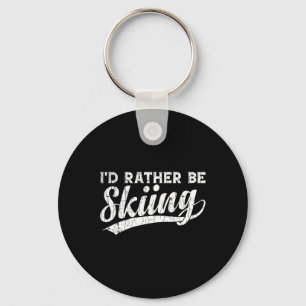 Ik Gaan Liever Skien Grappige Vintage Retro Ski Sk Sleutelhanger