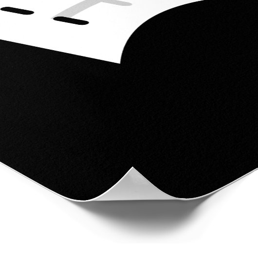 Ik gaas de Blues Grappige Eerste Hulp Pun Dark BG Poster (Hoek)