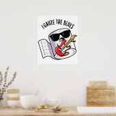 Ik gaas de blues grappige eerste hulp woordspeling poster (Keuken)