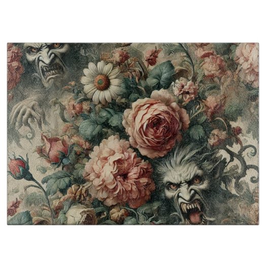 Ik gaf het prooi - gotische Victoriaans Snijplank (Voorkant)