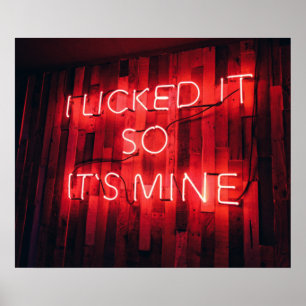 Ik gaf het zo zijn mijn. poster