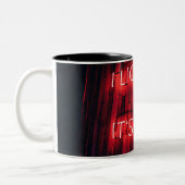 Ik gaf het zo zijn mijn. tweekleurige koffiemok (Links)