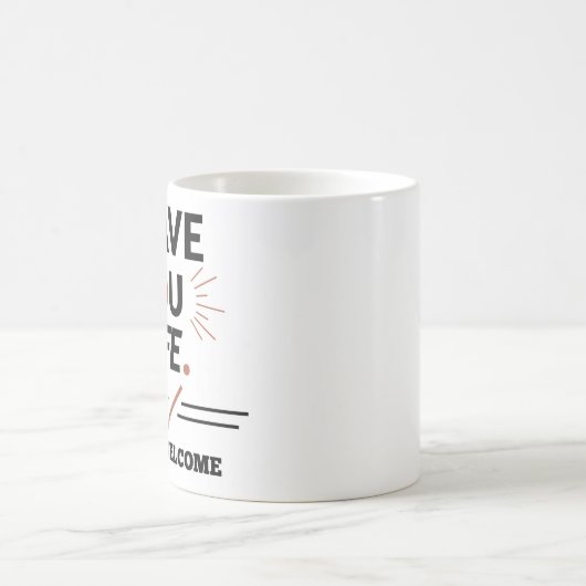 Ik gaf je leven Moederdag Koffiemok (Center)