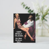 Ik gaf mezelf aan Jezus Briefkaart (Staand voorkant)