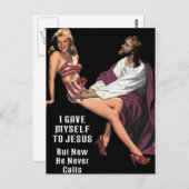 Ik gaf mezelf aan Jezus Briefkaart (Voorkant / Achterkant)