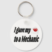 Ik gaf mijn hart aan een Mechanic Sleutelhanger (Voorkant)