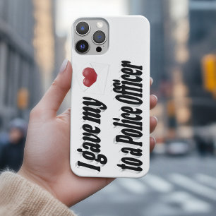 Ik gaf mijn hart aan een politieagent Case-Mate iPhone case