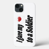 Ik gaf mijn hart aan een soldaat Case-Mate iPhone case (Achterkant)