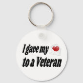 Ik gaf mijn hart aan een veteraan sleutelhanger (Voorkant)