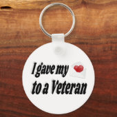 Ik gaf mijn hart aan een veteraan sleutelhanger (Voorkant)