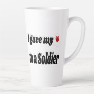 Ik gaf mijn hart aan een zwarte Soldaat tekst Latte Mok