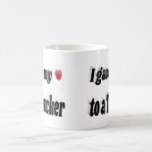 Ik gaf mijn hart aan een zwarte tekst van de Tucke Koffiemok (Center)