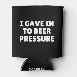 Ik gaf toe aan de bierdruk blikjeskoeler
