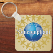 Ik gebruik alle woorden / Niet-conform Sleutelhanger (Voorkant)