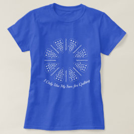 Ik gebruik alleen mijn ijzer voor het kantelen t-shirt