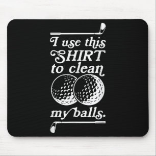 Ik gebruik dit Shirt om mijn citaat voor golfliefh Muismat