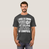 Ik gebruik een technisch geschenk op basis van Lin T-shirt (Voorkant volledig)