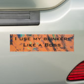 Ik gebruik mijn oogklep... als een tas bumpersticker (Op auto)