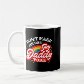 Ik Gebruik Niet Daddy Stem Lgbt Koffiemok (Links)