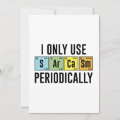 Ik gebruik Sarcasm alleen periodiek Bedankkaart (Voorkant)