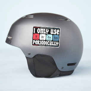 Ik Gebruik Sarcasme Alleen Periodiek Cool Wetensch Sticker