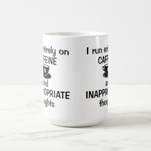 Ik gebruik volledig cafeïne koffiemok (Center)