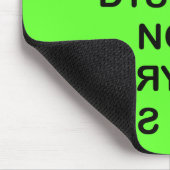 Ik gebruik voor dyslexie (zwarte tekst) muismat (Hoek)