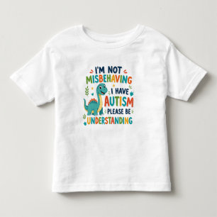 Ik gedraag me niet slecht, ik heb autisme kinder shirts
