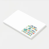 Ik gedraag me niet slecht, ik heb autisme post-it® notes (Schuin)