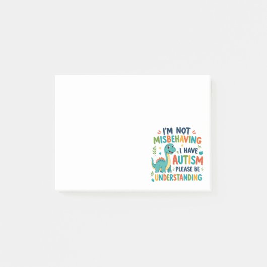 Ik gedraag me niet slecht, ik heb autisme post-it® notes (Voorkant)