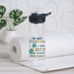 Ik gedraag me niet slecht, ik heb autisme waterfles